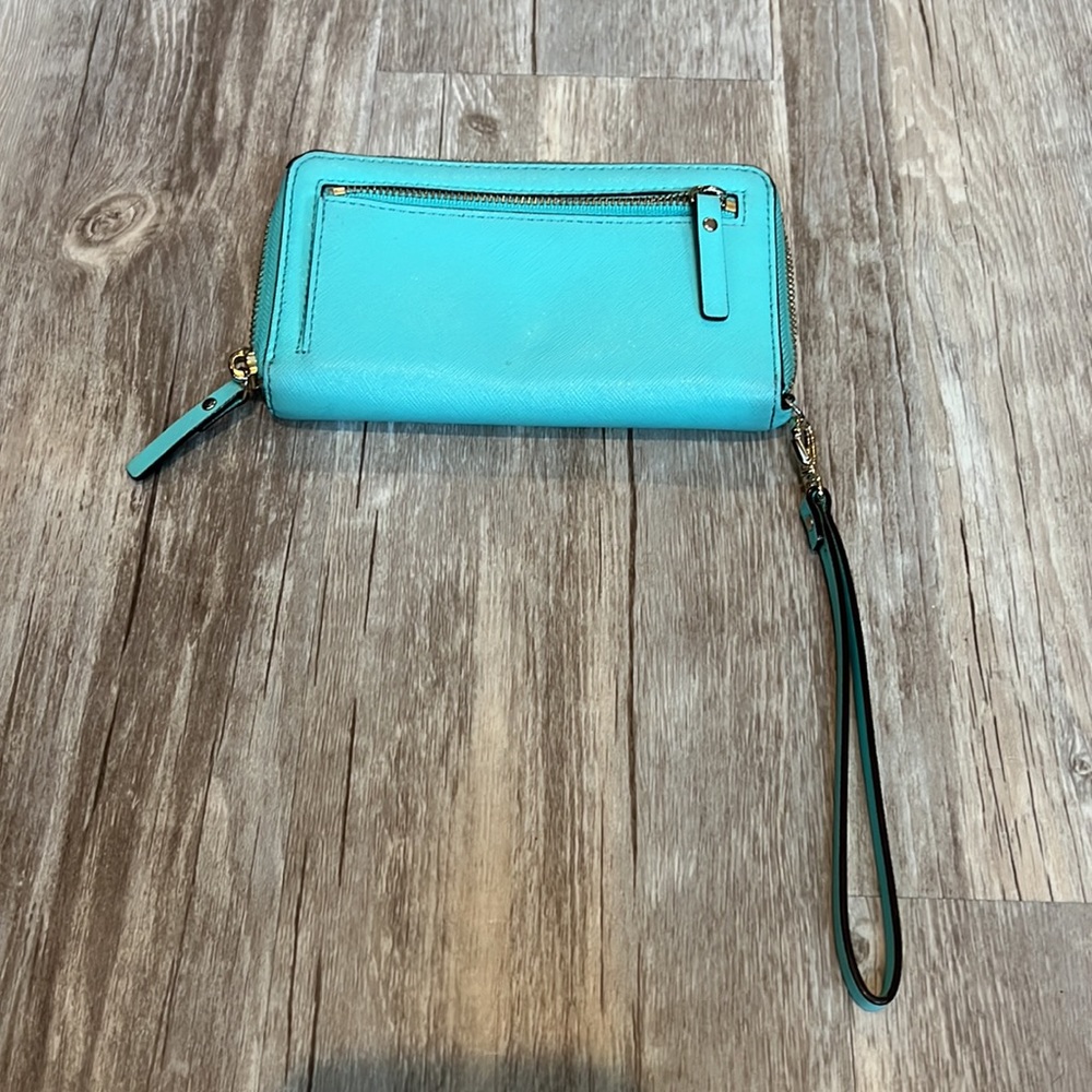 Kate Spade Turquoise Wallet - Picture 3 of 5